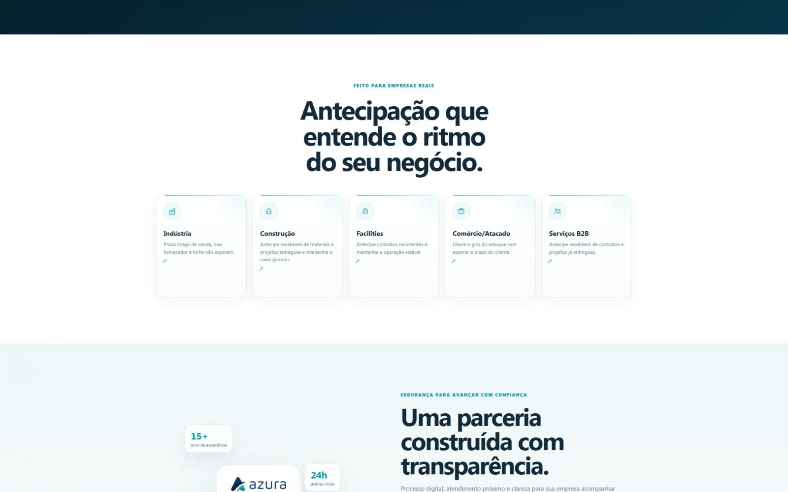 Interface do projeto Azura